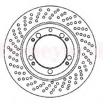 BENDIX 561802B Brake Disc